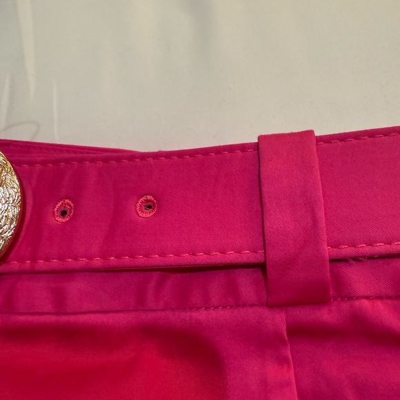 Banana Republic Harbison Hot Pink Mini Size 4 NWT Color Bright Peony - Picture 6 of 11